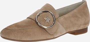 Paul Green Classic Flats in Beige: front