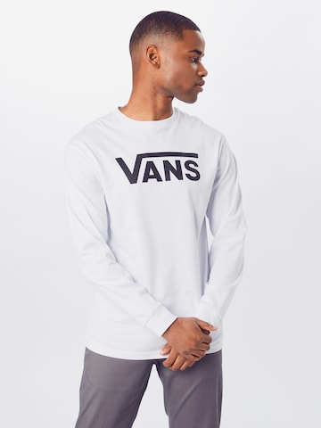 VANS Тениска 'Classic' в бяло: отпред