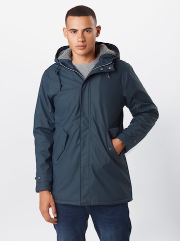 Derbe Regular fit Winterjas in Blauw: voorkant