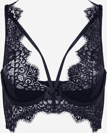 Hunkemöller Triangle Bra 'Marilee' in Black: front