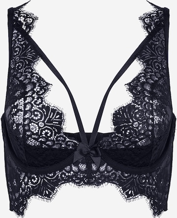 Hunkemöller - Triangular Soutien 'Marilee' em preto: frente