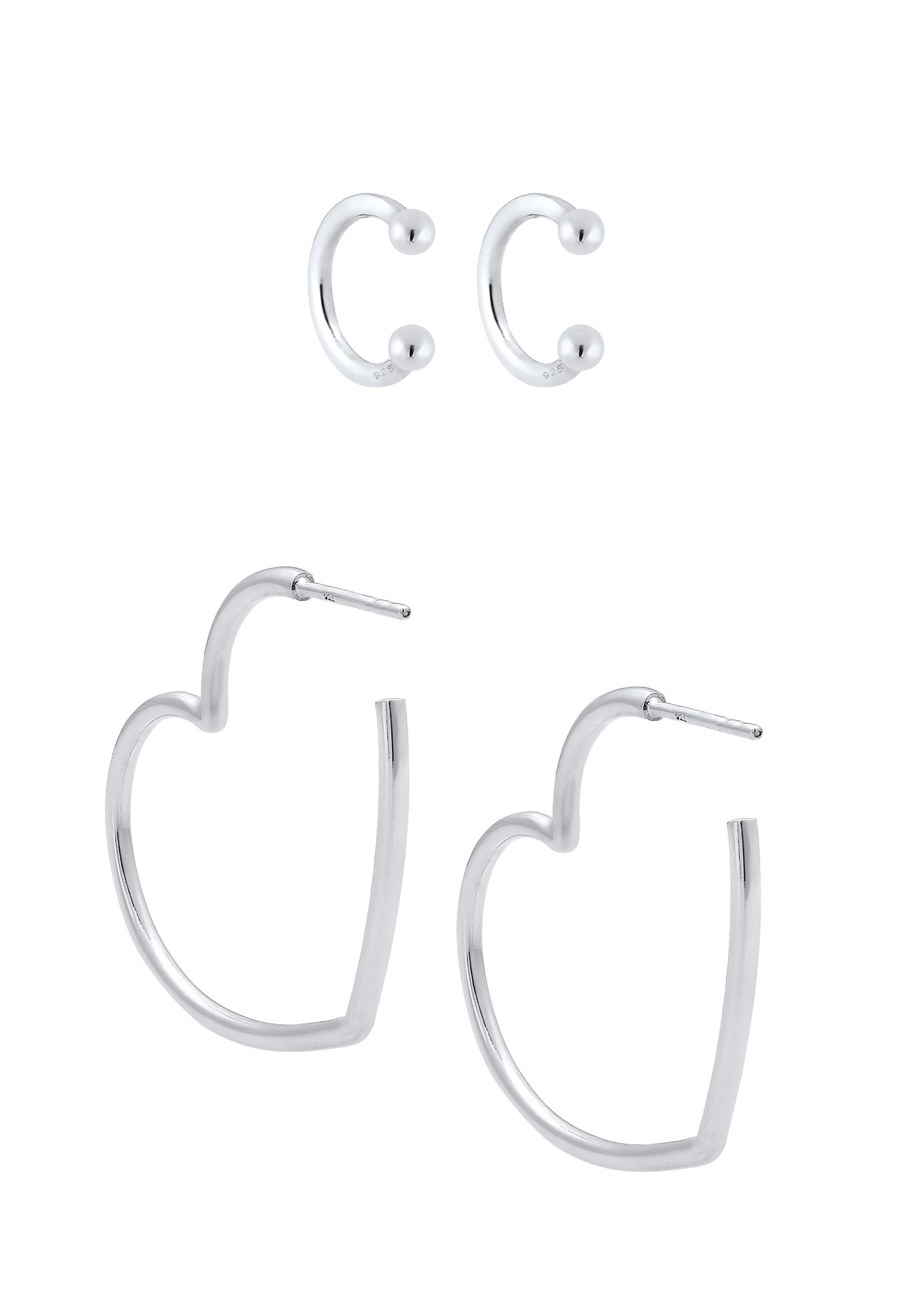 ELLI Oorbellen in Zilver