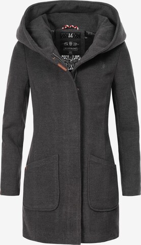 MARIKOO Between-seasons coat 'Maikoo' in Grey: front