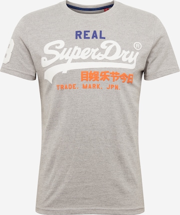 Superdry T-Shirt in Grau: front