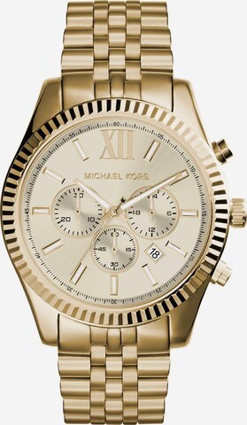 Orologio analogico 'LEXINGTON' di Michael Kors in oro: frontale