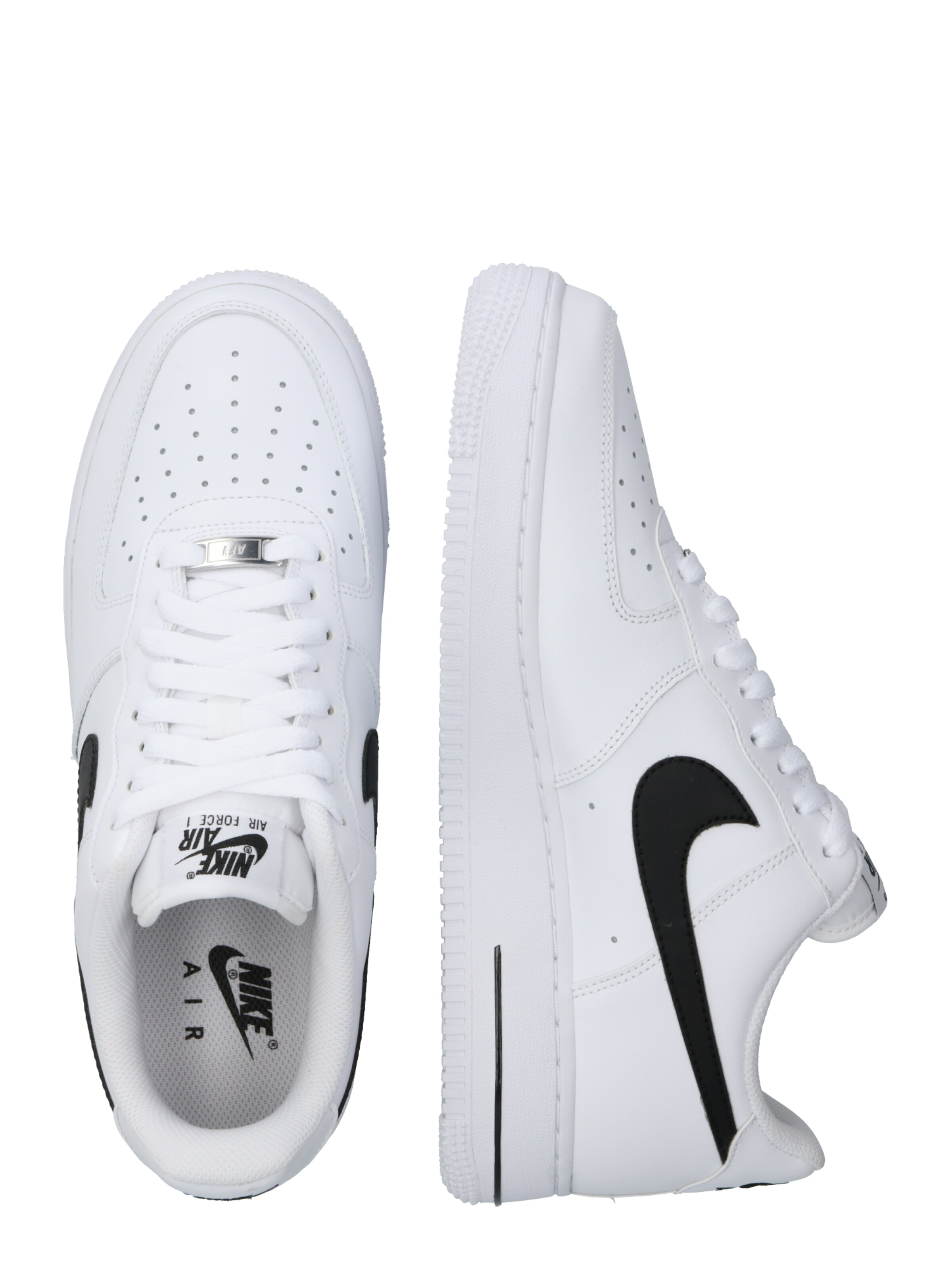 nike air force one schwarz weiß