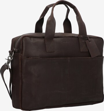 Burkely Document Bag 'River' in Brown