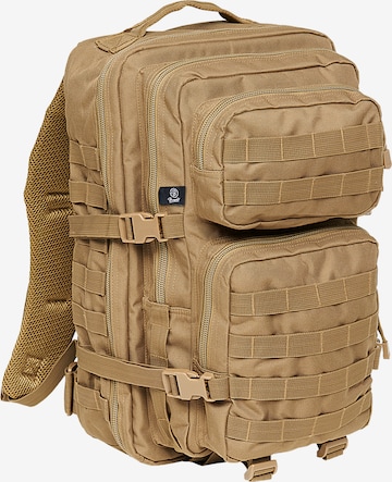 Brandit Backpack in Brown: front