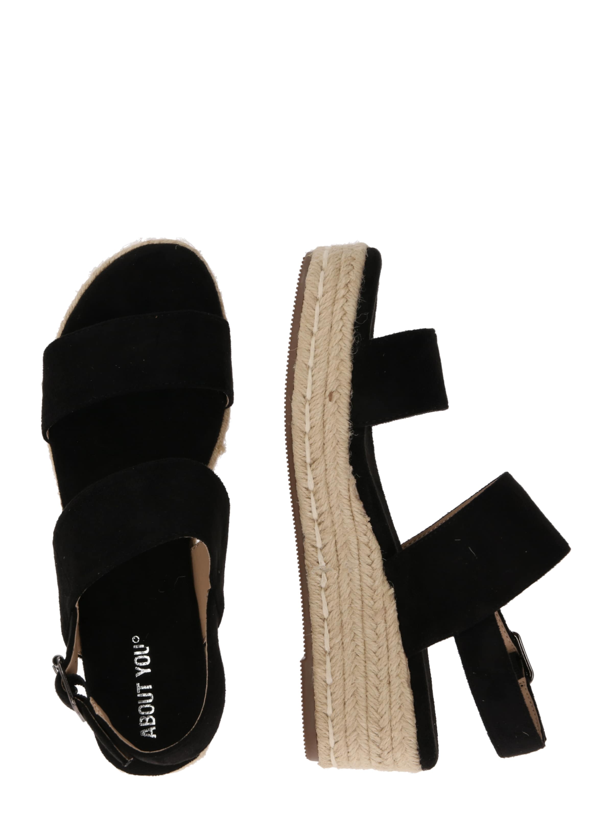 ABOUT YOU Sandals 'Lynn' in Black