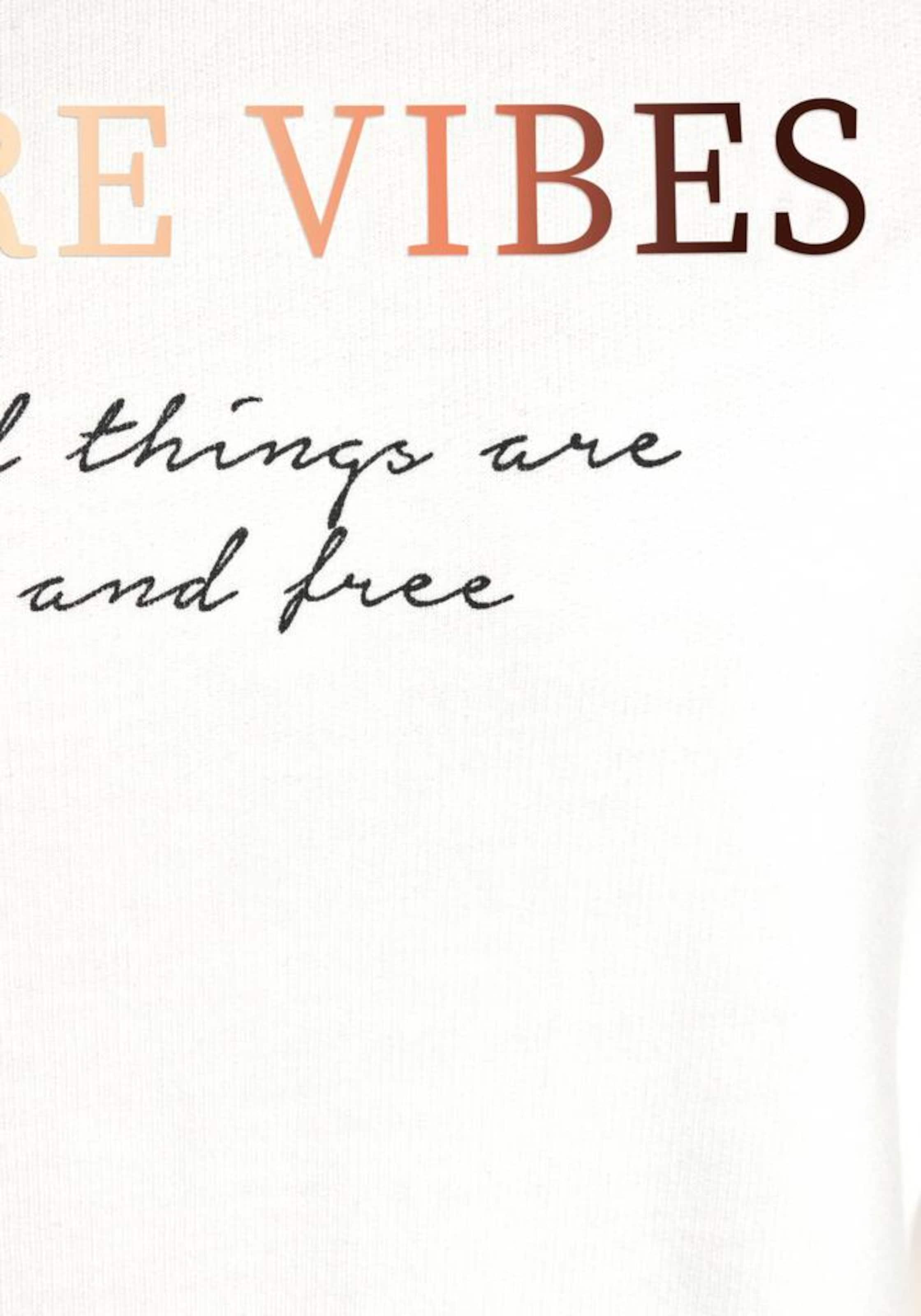 LASCANA Sweatshirt in White