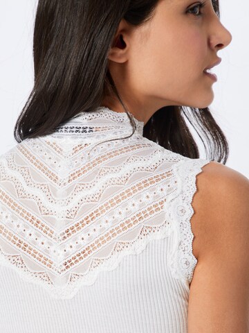 Tops en tricot rosemunde en blanc