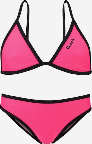 Triangolo Bikini di BENCH in rosa: frontale