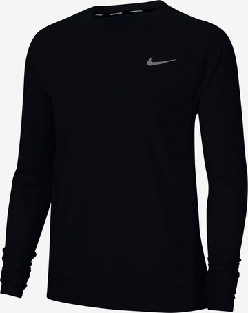 NIKE Sportief sweatshirt 'PACER' in Zwart: voorkant