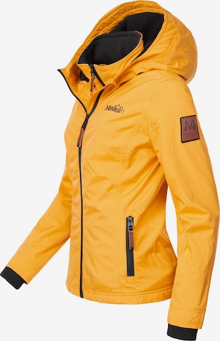 MARIKOO Weatherproof jacket 'Erdbeere' in Yellow