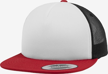Cappello da baseball 'FOAM' di Flexfit in bianco: frontale