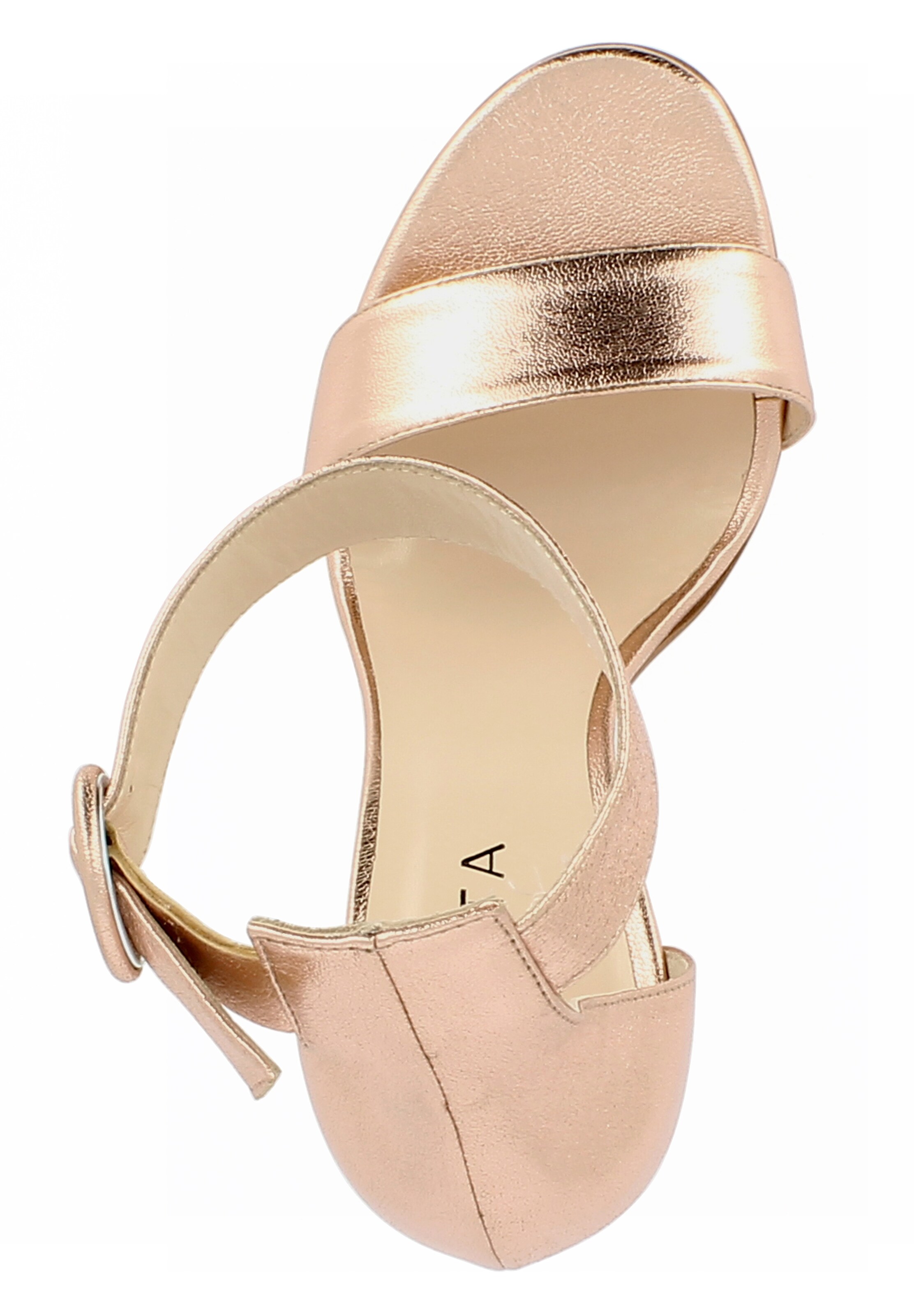 EVITA Sandalen met riem 'EVA' in Goud