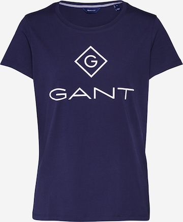 Tricou 'D1. Look Up' de la GANT pe albastru: față