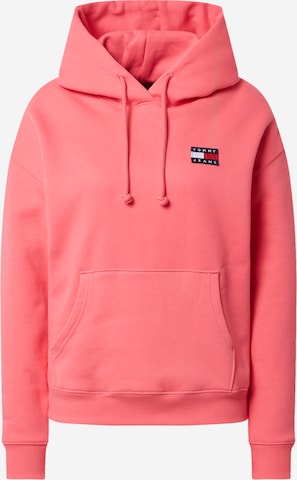 Sweat-shirt Tommy Jeans en rose : devant