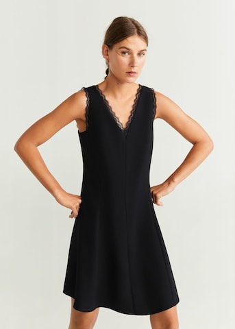 Robe 'Eva' MANGO en noir : devant