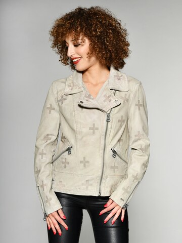 Maze Tussenjas 'Movas' in Beige: voorkant