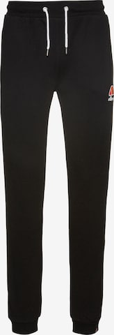 ELLESSE Tapered Workout Pants 'Ovest' in Black: front