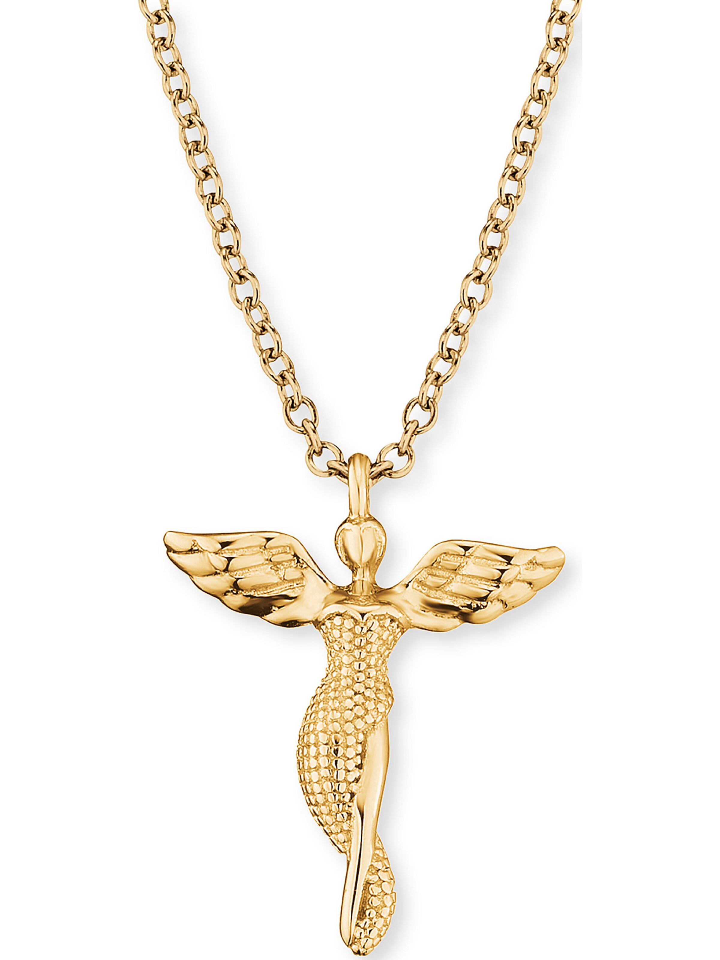Engelsrufer Kette 'Engel' in Gold: Vorderseite
