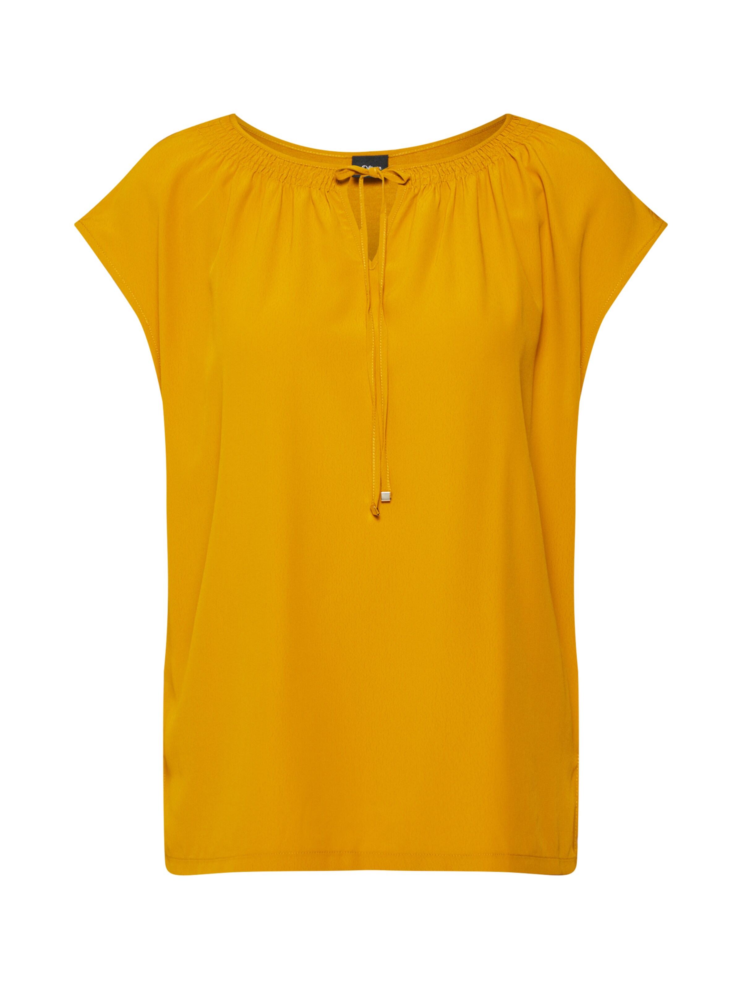 s.Oliver BLACK LABEL - Shirt in de kleur Mosterd