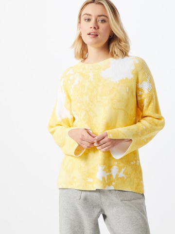 HUGO Sweater 'Senecy' in Yellow: front