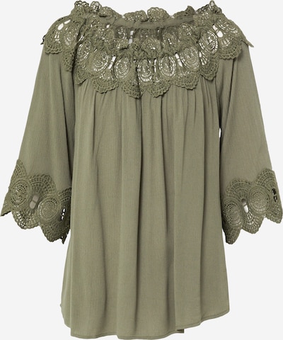 Cream Tunic 'Bea' in Green, Item view