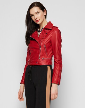 OAKWOOD Biker-Jacke in Rot: predná strana