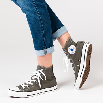 CONVERSE Кроссовки на платформе 'CHUCK TAYLOR ALL STAR CLASSIC HI' в Серый