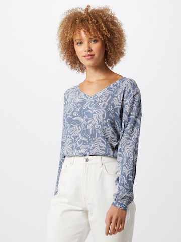 Kaffe - Blusa 'Geisa' en azul: frente