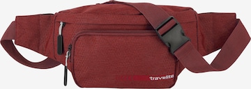 TRAVELITE Fanny Pack 'Kick Off' in Red: front