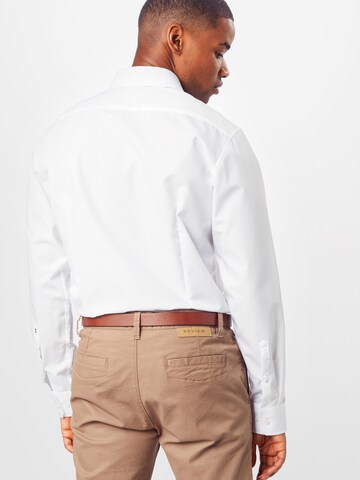 SEIDENSTICKER Slim fit Πουκάμισο για το γραφείο σε λευκό: πίσω