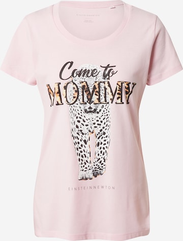 T-shirt 'Mommy' EINSTEIN & NEWTON en rose : devant