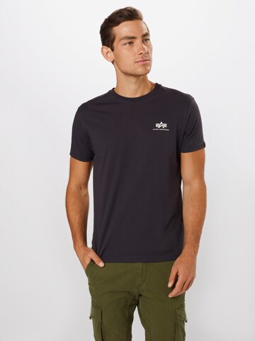 ALPHA INDUSTRIES Regular fit Shirt in Grey: front