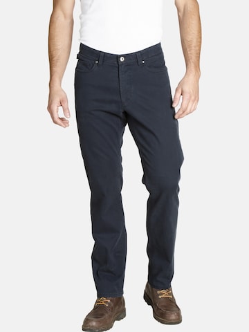 Jan Vanderstorm Regular Broek 'Balder' in Blauw: voorkant