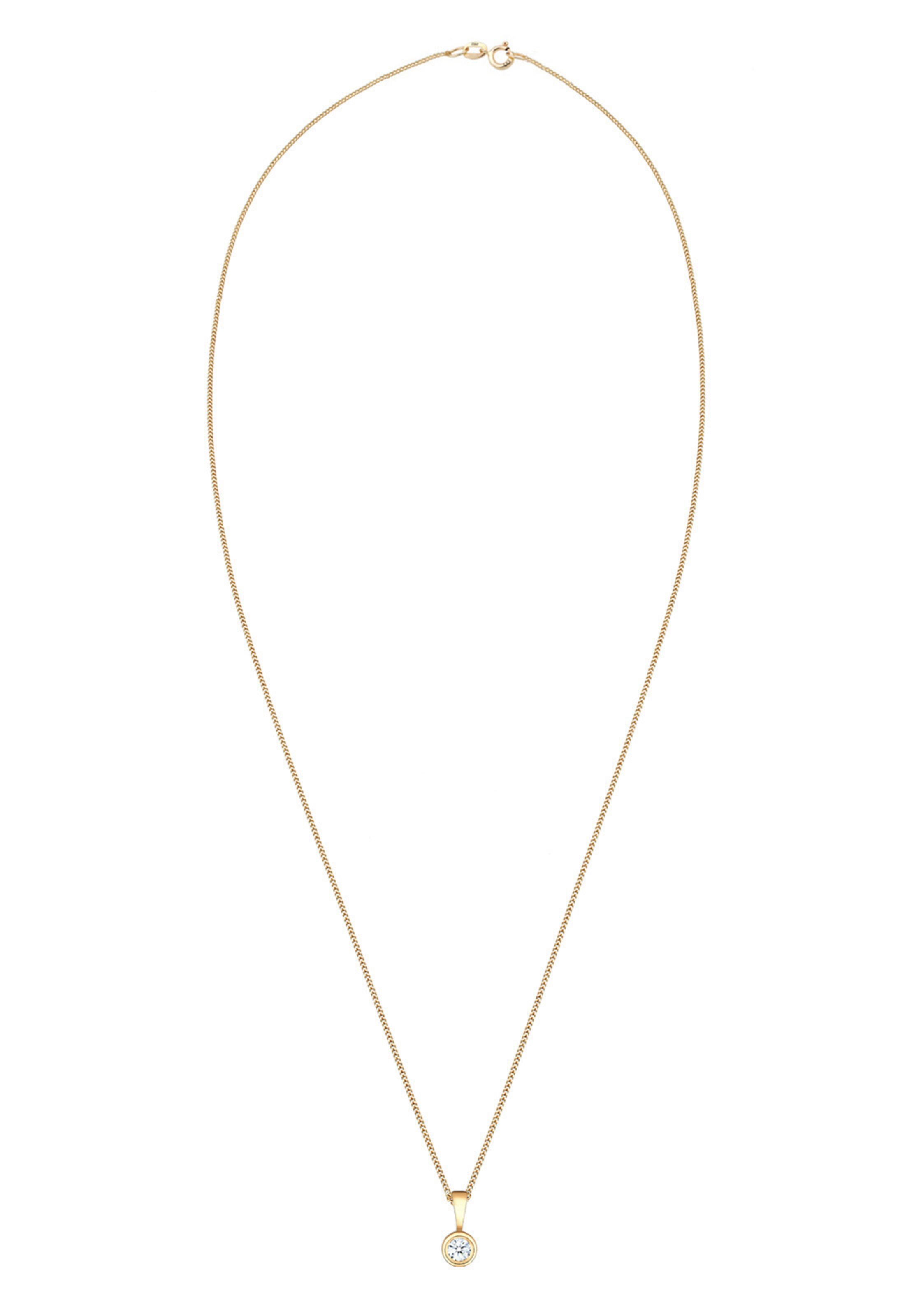 Elli DIAMONDS Kette in Gold: Vorderseite