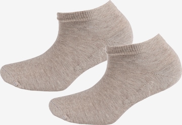 Chaussettes BIRKENSTOCK en beige : devant