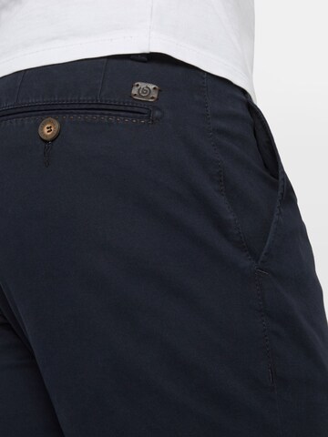 Regular Pantalon chino bugatti en bleu