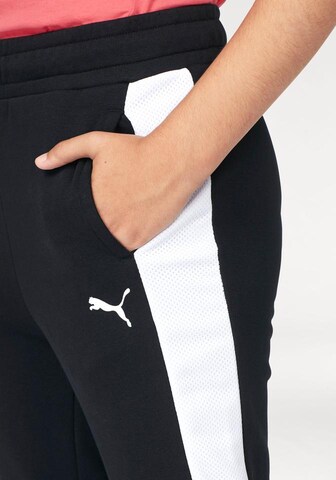 PUMA Tapered Broek in Zwart