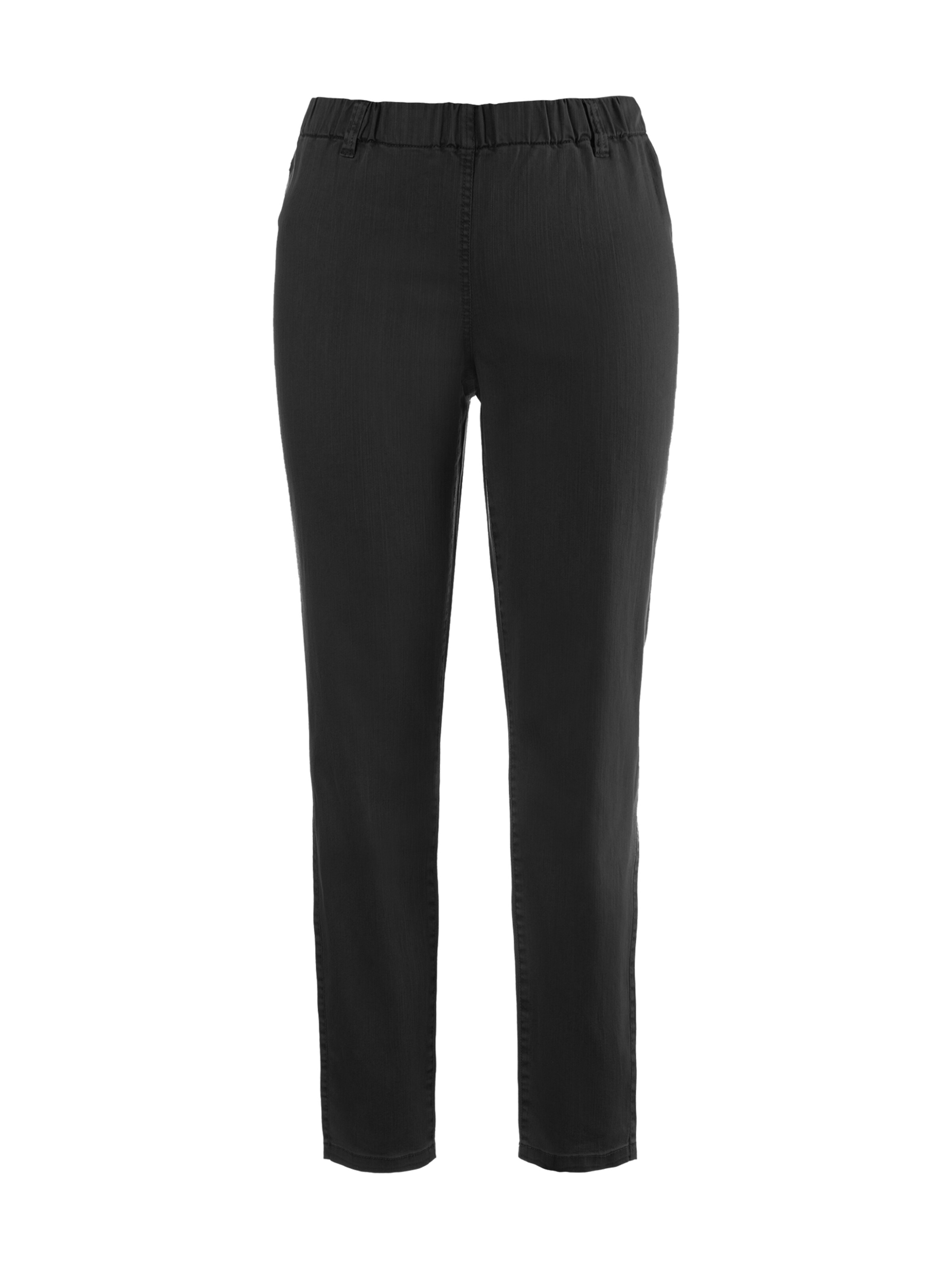 Ulla Popken - Jeggings 'overdyed' in de kleur Zwart