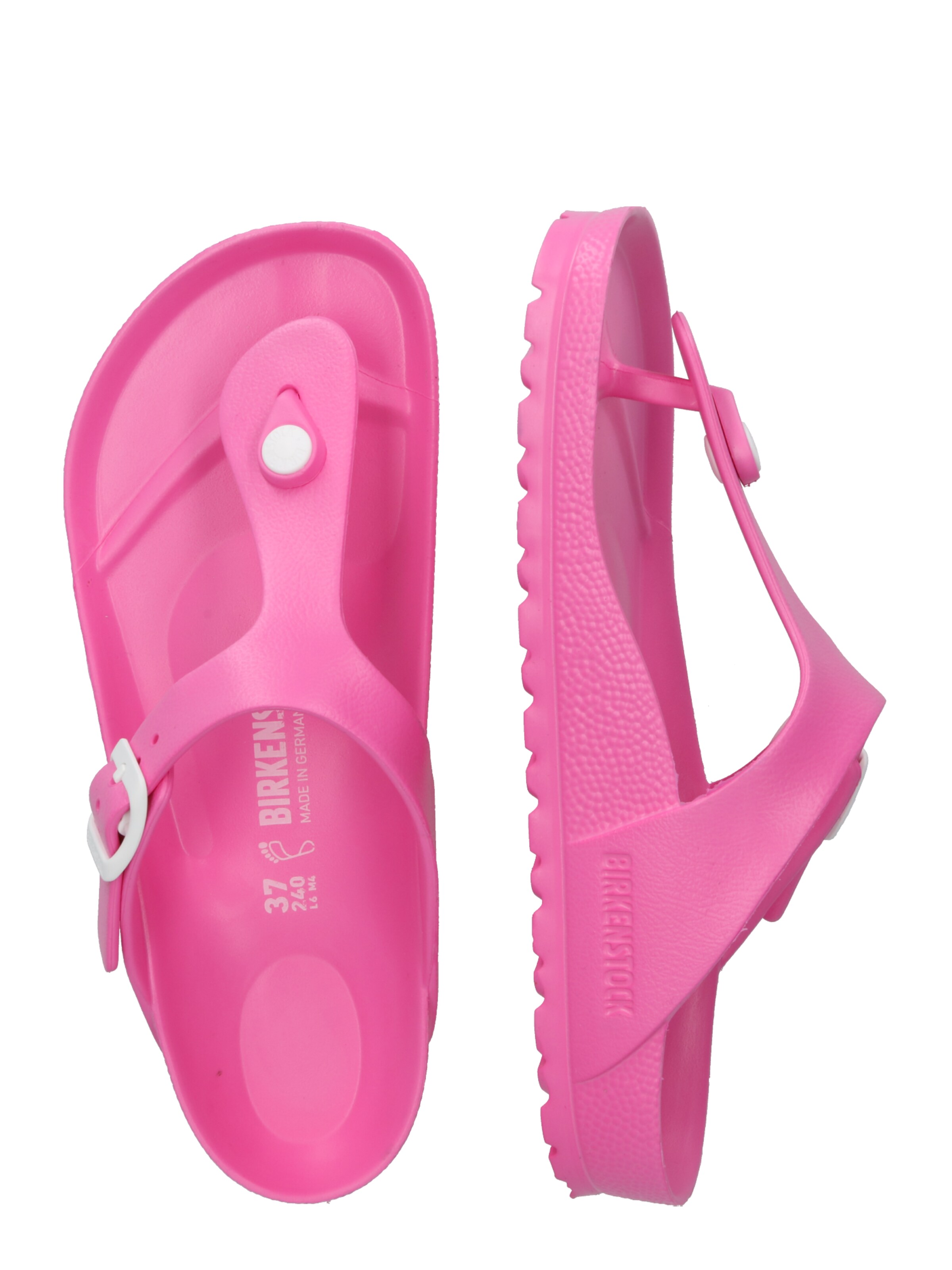 BIRKENSTOCK T-Bar Sandals 'Gizeh' in Pink: side