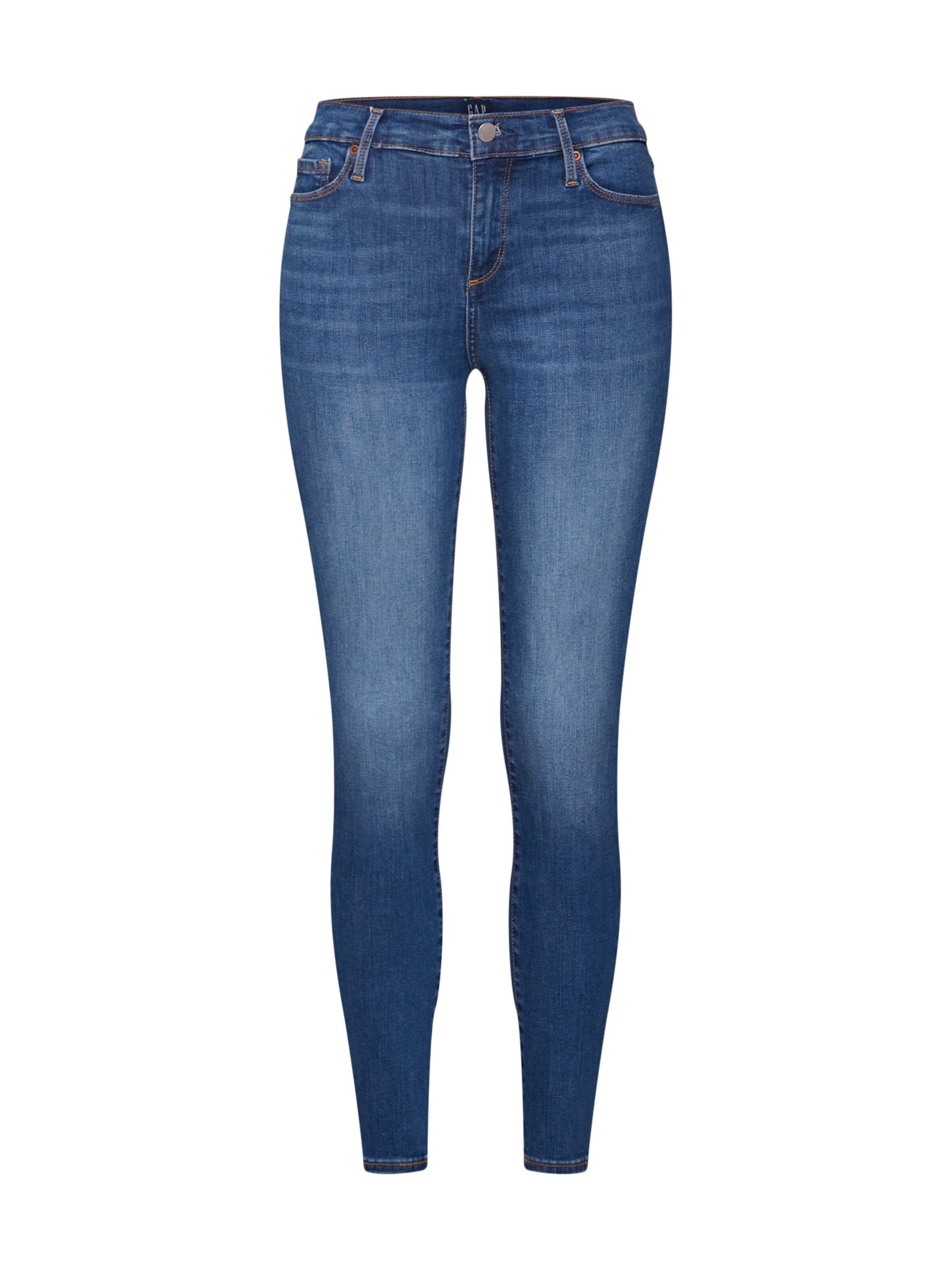 GAP - Jeans 'SCULPT TR SKINNY MED MICKEY' in de kleur Indigo