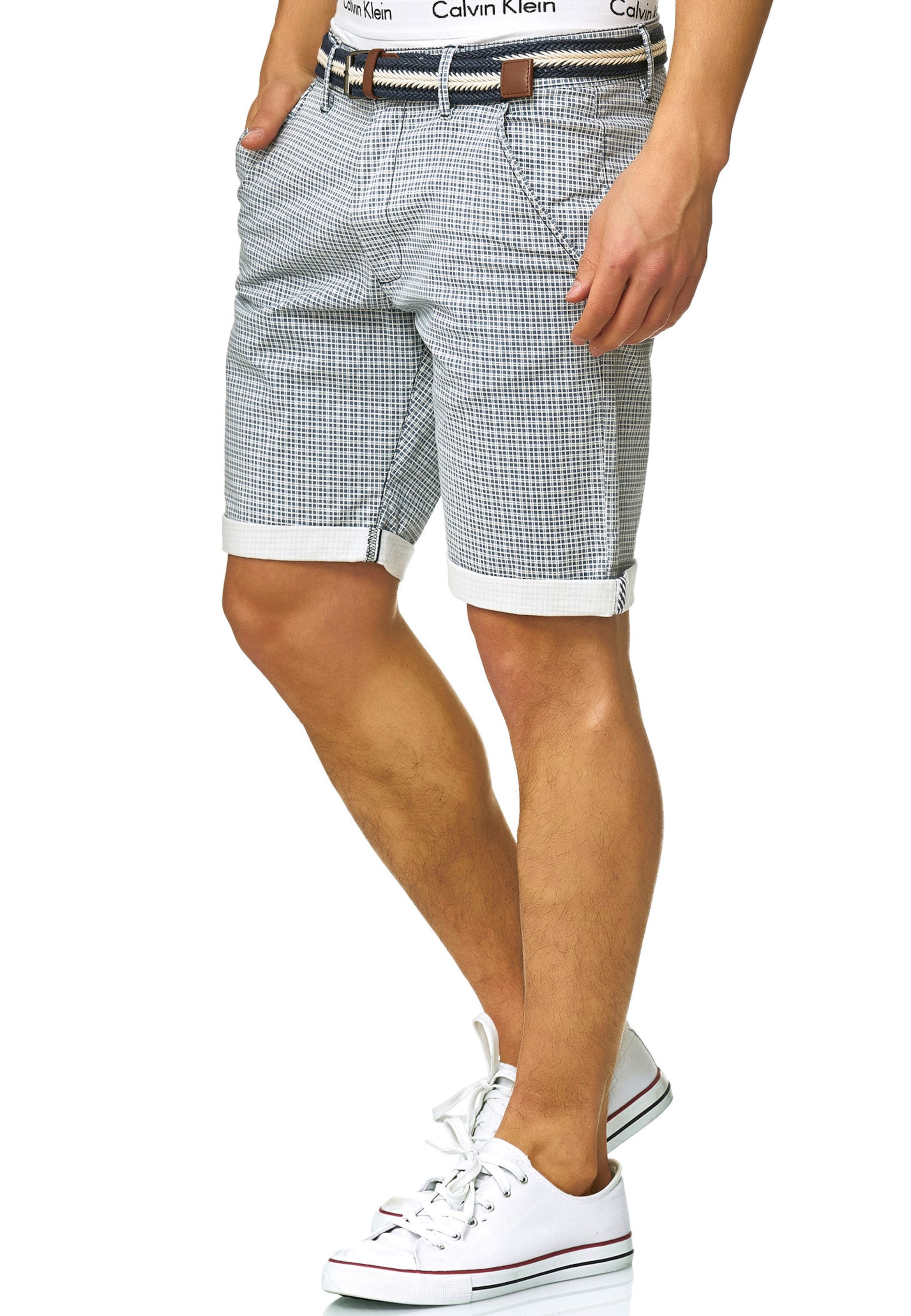 INDICODE JEANS Regular Pants 'Bourchier' in Blue: front