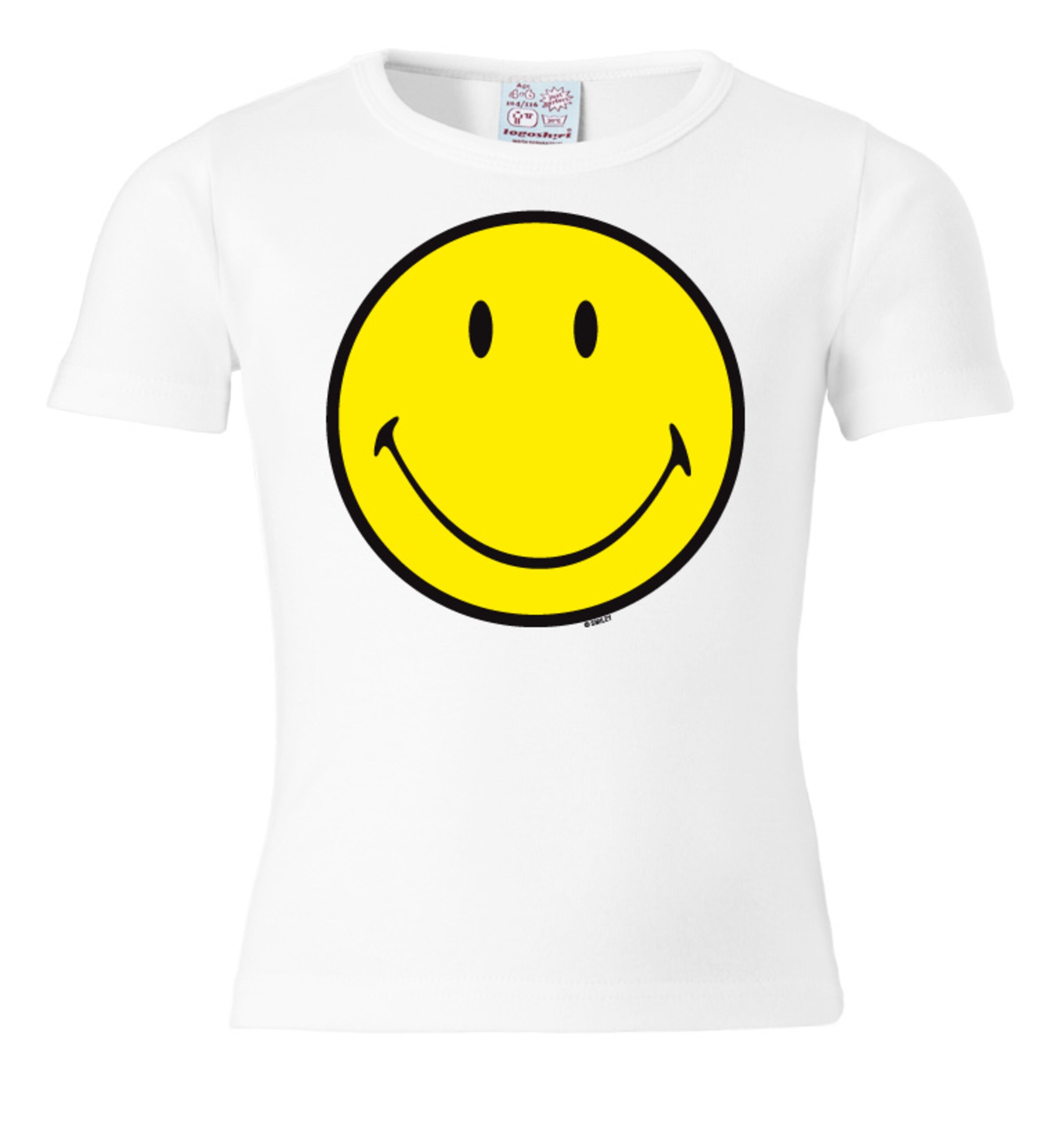 LOGOSHIRT Shirt in Wit: voorkant