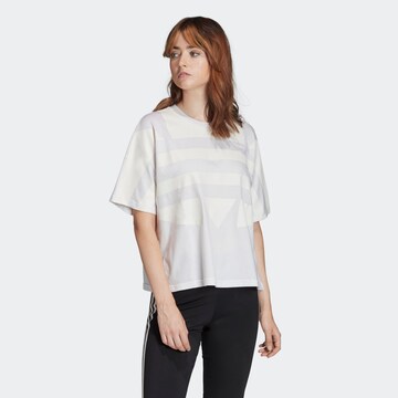 T-shirt ADIDAS ORIGINALS en blanc : devant