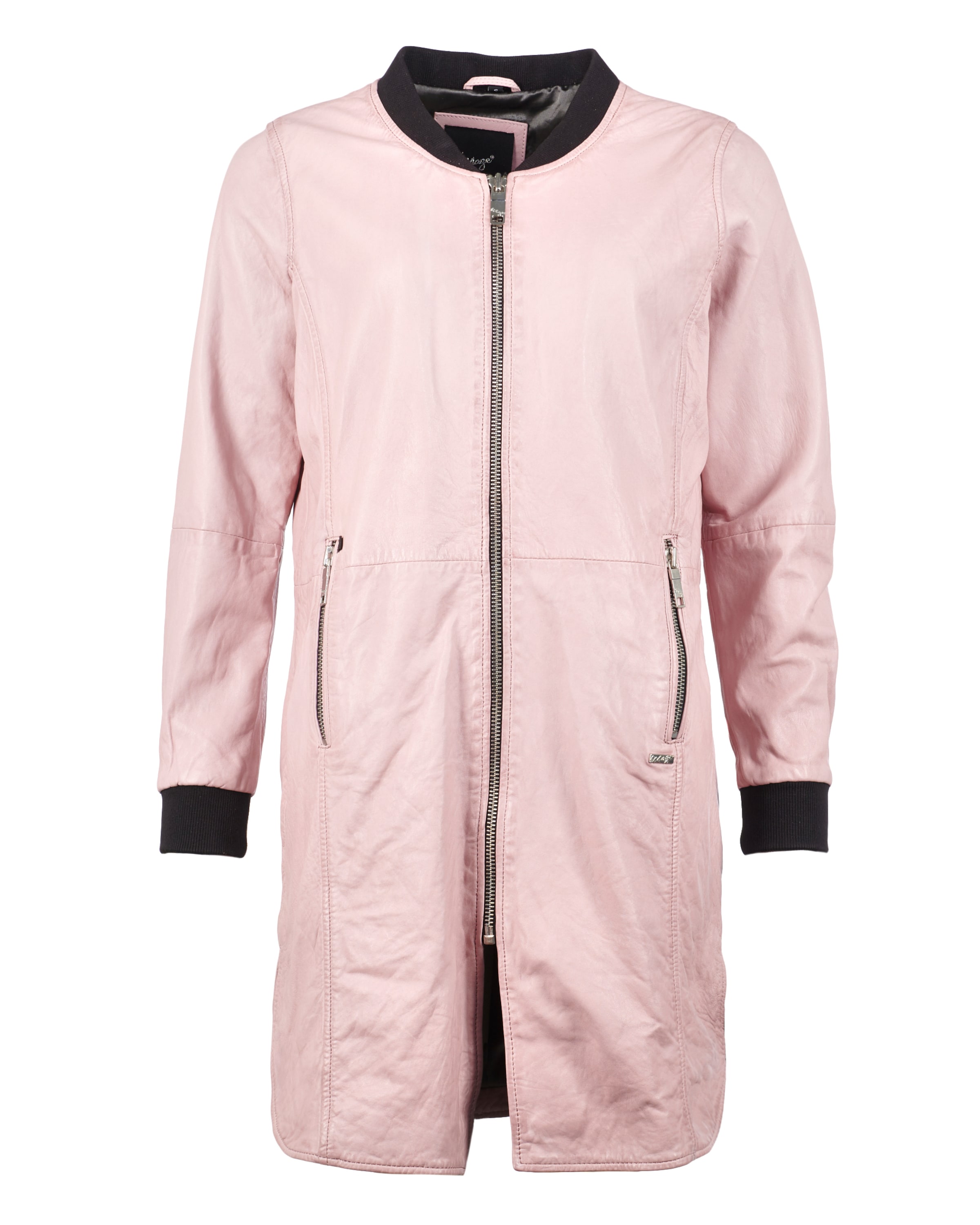 Maze Between-seasons coat 'Louisiana' in Pink: front