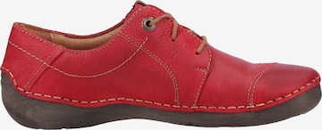 JOSEF SEIBEL Lace-Up Shoes 'Fergey' in Red