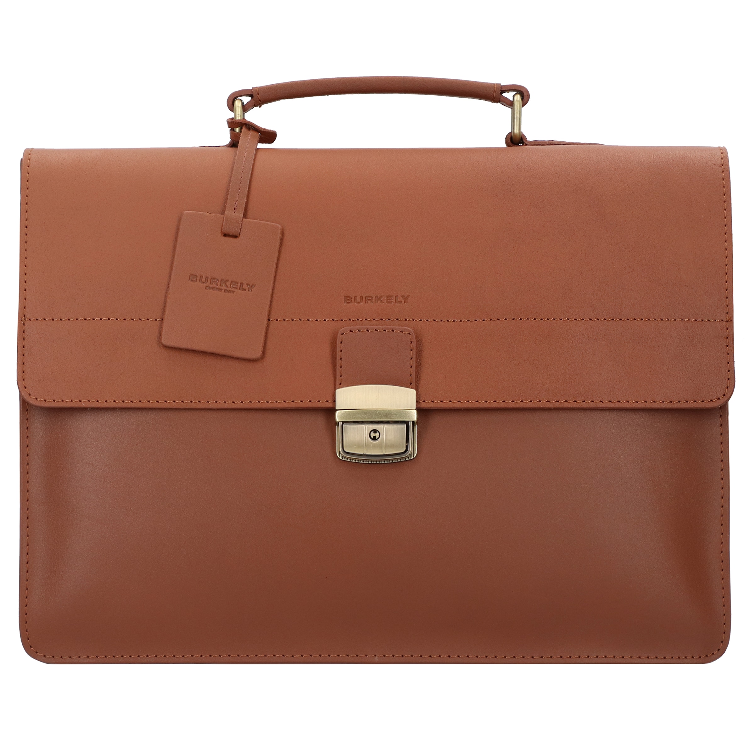 Burkely Document Bag 'Vintage Dean' in Brown: front
